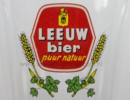 Leeuw bier hoog glas 1966 1974 6b